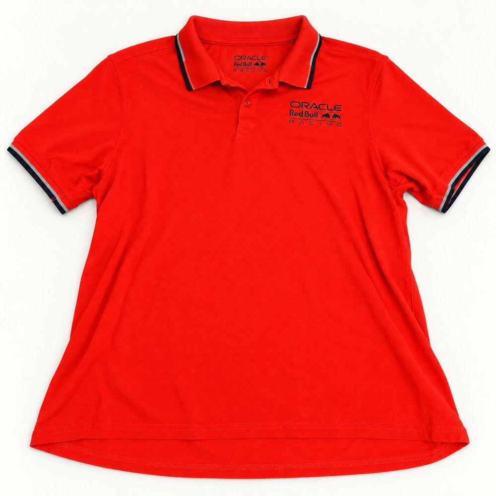 Castore Oracle Red Bull Racing F1 Polo 2XL Red Formula 1 Team Shirt